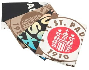 FC St. Pauli - Geschirrhandtücher 4er Set bunt