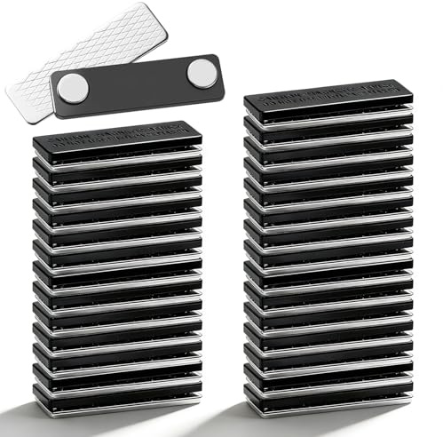 30 Stück Magnetische Fliegengitter Clips, Selbstklebende Magnetischer Vorhangverschluss Clips ohne Bohren, Wiederverwendbare für Verdunkelungsrollos Fenster Jalousien und Balkontü