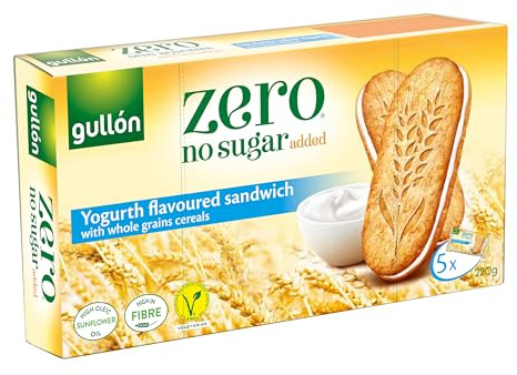 Gullón Diet Nature Zuckerfrei Sandwich mit Sahne gefüllt