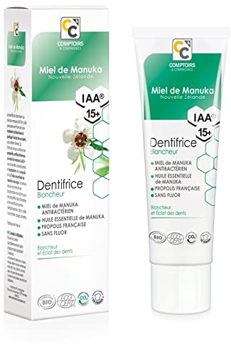 Comptoirs et Compagnies - Bio Whitening Zahnpasta mit Manuka Honig IAA15+ - MGO 550-75 ml
