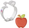 Apple Cookie Cutter 8.9 cm, Made by Ann Clark
