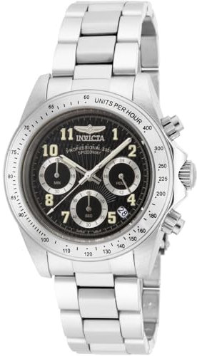 Invicta Herren Analog Quarz Uhr mit Edelstahl Armband 17025