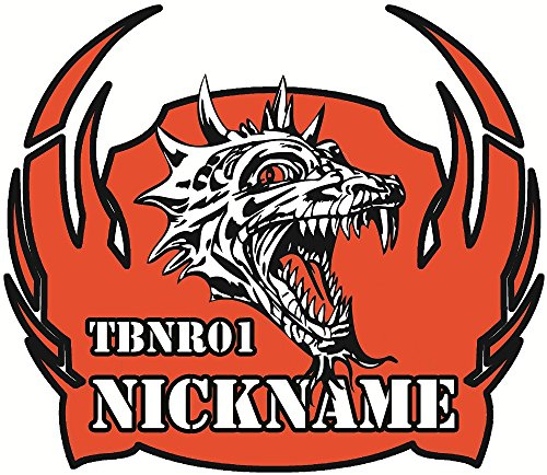 geo-versand Dragon 2 - statischer Autoaufkleber trackbar Geocaching Car Sticker mit Nummer