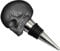 Iron & Glory | Decorative Skull Bottle Stopper | Keep Opened Bottles Fresher for Longer | Champagne Stoppers | Stoppers for Glass Bottles | Home Bar Accessories | Wine Bottle Stoppers | BLACK
