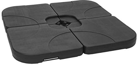 Mendler Sonnenschirmständer HWC-F78, Ampelschirmständer Marktschirmständer für Bodenkreuz, befüllbar 100kg