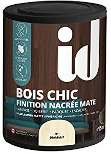 Peinture nacrée, mate et pailettée Finition BOIS CHIC DIAMANT 1L - ID Paris