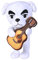 Simba 109231007 - Animal Crossing KK Slider, 40cm Plüschtier, New Horizons, Nintendo, Plüschfigur für Kinder ab den ersten Lebensmonaten