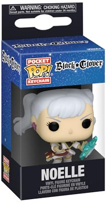 Funko POP! Keychain: Black Clover - Noelle - Neuartiger Schlüsselanhänger - Vinyl-Minifigur Zum Sammeln - Strumpffüller - Geschenkidee - Offizielle Handelswaren - Anime Fans - Minifigur