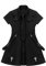 Goth Kleid Punk Gothic Harajuku Sommer Schwarz Minikleid Shirt Frauen Kurzarm Emo Kleidung Mall Goth Zubehör, Schwarz, X-Groß