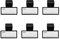 6 St眉ck Stethoskop-Namensschilder, Kunststoff-Namensschilder, Namensschilder, Clip f眉r Stethoskoprohr-