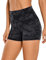CRZ YOGA Naked Feeling Damen Radlerhose Blickdicht Hohe Taille Kurze Sporthose Yoga Sommer Shorts für Gym Sport - 7cm Der Rauchtintennebel 38