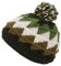 GURU SHOP Beanie Mütze, Bommelmütze aus Nepal, Wintermütze - Modell 8, Herren/Damen, Wolle