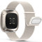 Yoohoo Edelstahl Metall Magnet Armband Kompatibel Mit Fitbit Versa 3/4, Sense/Sense 2 - Ersatzarmband für Damen Und Herren