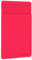sourcing map Phone Card Holder Silicone Phone Wallet Stick on Adhesive Sticker Rose Pink