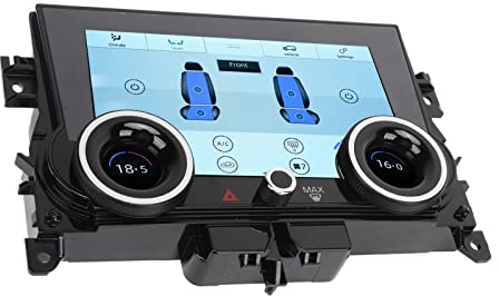 MJKO 7-Zoll-Auto-AC-Touchscreen - Touch-Control-LCD - HD-Display - Schwarz oder Grau - EIN-AUS Betrieb - Kompatibel mit Evoque L538 2012–2018
