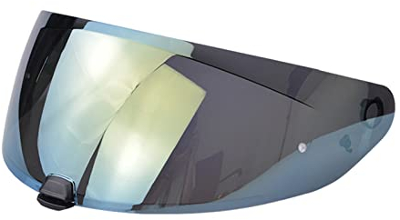 YIWENG Helmvisier Ersatz für HJC i70 i10 Helm Motorrad Windschutzscheibe Helmlinse