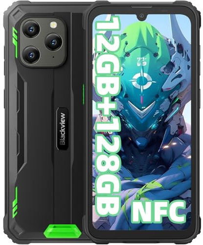 Blackview BV5300 Plus Téléphone Incassable 2024, Téléphone Portable Incassable 12Go+128Go /1To TF, Batterie 6580mAh, 6.1 HD+, 13MP+5MP, NFC/Face ID/OTG/GPS/4G Dual SIM Smartphone 2 Ans de Garantie