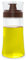 TINMIX Dosatore di olio a prova di perdite, con beccuccio, 180 ml/6 once in vetro, olio d'oliva e aceto ben sigillato, per cucine da campeggio, colore marrone