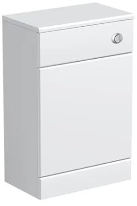 dirty pro tools White Bathroom Vanity Unit Wc Toilet Taps Floor Mounted with Basin Fully Assembled and Cabinets High Gloss Cloakroom (WC Back Cabinet)