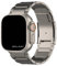 Galaxy Premium Titan für Apple Watch Ultra 2 Armband Titan I Ultra I SE I 10 I 9 I 8 I Sicherheitsschließe für Apple Watch 10 Armband auch für alle Serien (42 I 44 I 45 I 46 I 49 mm)