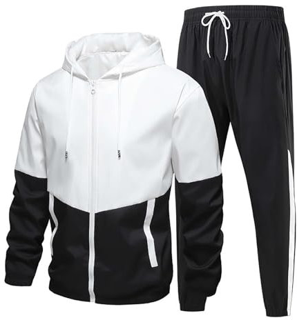 Thermo Jogginganzug & Trainingsanzug Set - Herren & Damen Baumwolle, Präsentation & Hausanzug, Streatwear Nicki, Jogger, Fussball Trainingsset