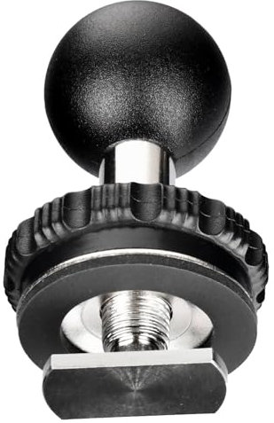 VAUBORTTI 1 Ball Mount for Track with T-Bolt Attachment Compatible with RAM Mount B Size Double Socket Arm