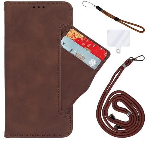 Damolong Brieftaschen-Handyhülle kompatibel für Xiaomi Redmi K70 Pro Lamborghini(6.67 Zoll), Magnetische Leder-Klapphülle für Xiaomi Redmi K70 Pro Lamborghini