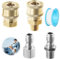 YPLonon Accoppiatore per Idropulitrice 4 Pezzi Adattatori per Idropulitrice 1/4 Connessione Rapida Maschio Femmina Accessori per Idropulitrice in Ottone per Pompa Flessibile per Idropulitrice 5000 PSI