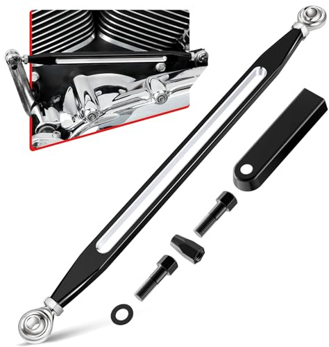 Amazicha Shift Linkage Shifter Compatible for Harley Davidson Electra Glide Street Glide Tour Glides Trikes 1980-2024,Black