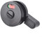 Gdfnmogo Indicatore di privacy, serratura per porta, in plastica, colore nero, con serratura girevole