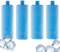 Boîte à Quartz glace réfrigérateur | 4PC Blocs congélation packs glace | Packs ventilateur climatiseur réutilisables pour boîtes cool | Portable Ices bloque cube pour sacs frais, pique-niques