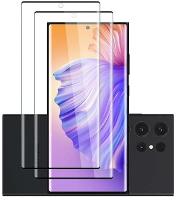 [2 Stück für Screen Protector Samsung Galaxy S23 Ultra 5G Schutzfolie [9H] | [HD Displayschutzfolie][Anti-Kratzer][Anti-Blase] für Panzerglas Samsung Galaxy S23 Ultra 5G Displayschutz Folie