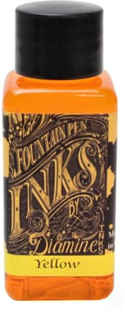 Diamine 30ml Yellow fountain pen ink bottle