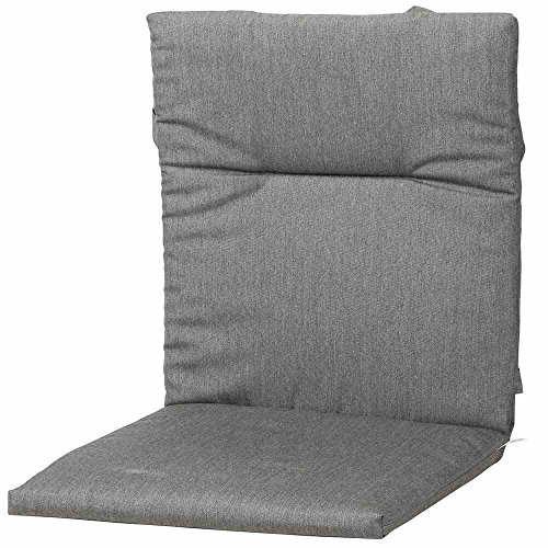 Royal graphit, Sesselpolster niedrig 89 cm, Outdoor-Bezug, 89x46x3cm