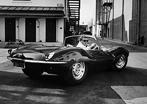 Poster Steve McQueen Classic Car Wall Art