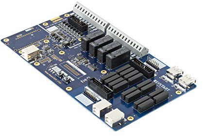 Debug Relay Board RDP | 4 Kanal Relais 5V | 1 Kanal 8 bit Bus z.B. JTAG | 2 Kanal USB | 8 Inputs | Adafruit kompatibel | Intuitive PC-Software