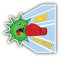 10cm! Klebe-Folie Wetterfest Made-IN-Germany Virus Fight G2833 UV&Waschanlagenfest Auto-Aufkleber Sticker Decal