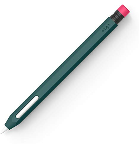 elago Funda Clásica de Silicona Compatible con Apple Pencil Pro y Apple Pencil de 2ª generación - Compatible con Carga Magnética y Doble presión (Lee Las Instrucciones de instalación)
