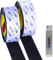 CANOPUS Super Strong Hook and Loop Tape with 3M Sticky Back, 50mm Wide, 2.5m Long, Self Adhesive Carpet Tape, Heavy Duty Mounting Tape, Perfect for Picture Frame, Anti Skid Tape