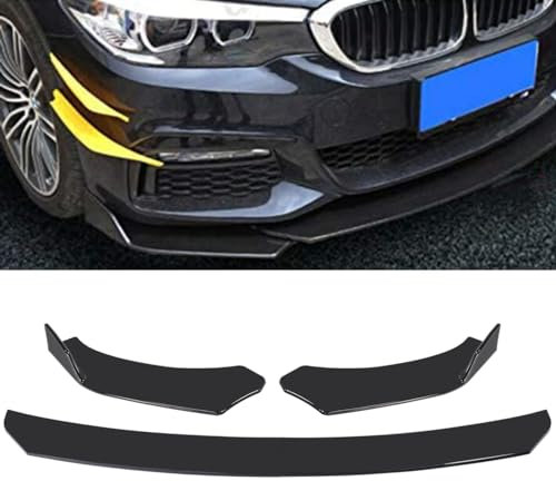 4 pezzi Kit paraurti anteriore per paraurti anteriore per auto Kit paraurti anteriore per paraurti in ABS Spoiler universale