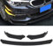 4 pezzi Kit paraurti anteriore per paraurti anteriore per auto Kit paraurti anteriore per paraurti in ABS Spoiler universale