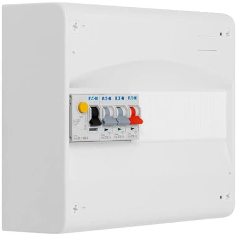 EATON - Tableau 1 rangée pré-équipé 1 inter. diff. 63A type A + 3 disjoncteurs