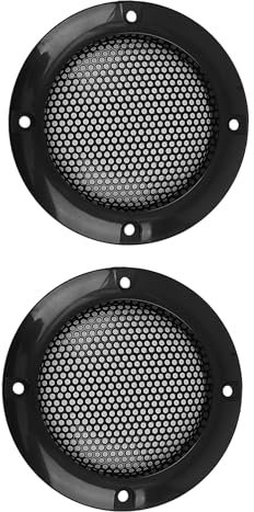 MACHSWON 2.5inch 2pcs Car Cover Mesh Protector Car Speaker Cover Woofer Subwoofer Grill