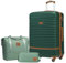 COOLIFE Koffer Trolley Koffer Reisekoffer von ABS Hartschalen Trolley 4 Rollen TSA-Schloss Der Koffer Enthält 1 Reisetasche und 1 Kulturbeutel
