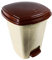 Best House | Pedal Bin | 22 Litres | Cream | Pack of 1 | Foot Pedal Dustbin | Trash Can/Garbage Waste Bin | Rubbish with Lids Used for Home Office, Hospitals Garbage management, Bathroom or Outdoor
