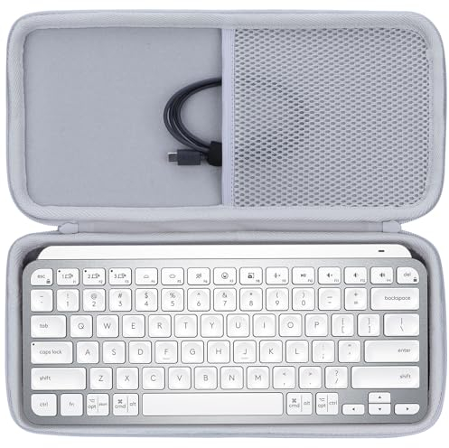 Lebakort Duro Caja Estuche Funda para Logitech MX Keys Mini Teclado Inalámbrico Minimalista Compacto Bluetooth
