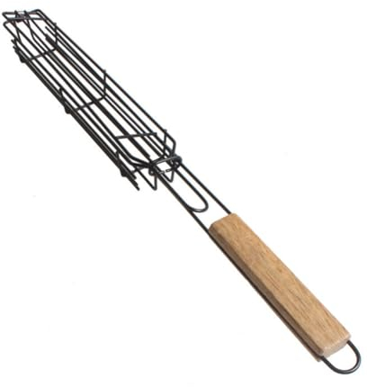 LOLPALONE 1 Pièces Barbecue Filet de Barbecue Brochettes de Barbecue Filet de Barbecue de Crevettes Géantes Panier Kabob pour Légumes