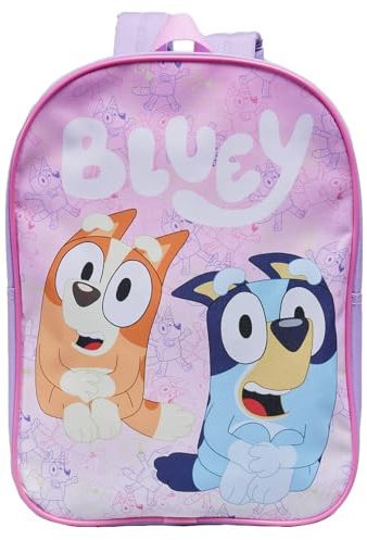 Bluey & Bingo Rucksack Kinder Schultasche Kinder Jungen & Mädchen Kindergartenrucksack, rose, Einheitsgröße