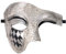JewelryWe Masque Vénitien Homme Demi-masque Carnaval avec Détails Baroques Vintage - Fantôme de l'Opéra pour Déguisement Bal de Maquillage Mascarade - Cadeau