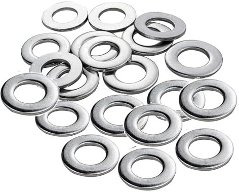 TERF® M16 X 30mm X 2mm Form B Flat Washer M16 (16mm) Inside Diameter (Hole) X 30mm Outside Diameter X 2mm Thickness Stainless Steel A2 (304) Flat Washers - Pack of 10